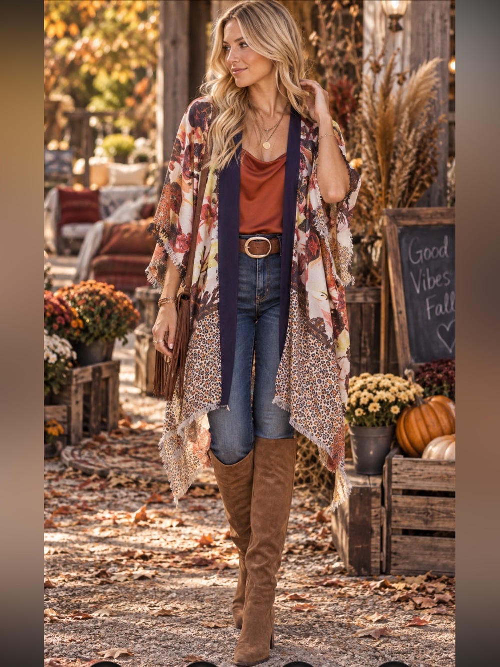 Anthropologie CONDITIONS APPLY vinaro  duster kimono mixed print boho flowy